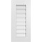 Ekena Millwork Vertical Surface Mount PVC Gable Vent: Functional, w/ 3-1/2"W x 1"P Standard Frame, 14"W x 30"H GVPVE14X3001SF - alternate 1